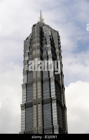 Torre Jinmao in Cina a Shanghai. 07-set-2008 Foto Stock