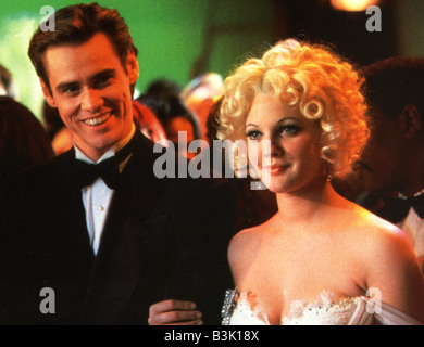 BATMAN FOREVER 1995 Warner film con Jim Carrey e Drew Barrymore Foto Stock