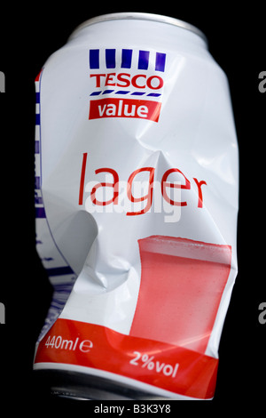 Possibile del Tesco Value Lager Foto Stock