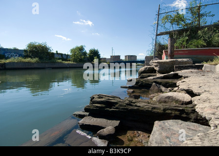 Gowanus canal, Brooklyn, New York Foto Stock