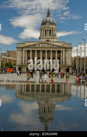 Il Nottingham City Hall di Nottingham, Inghilterra. Foto Stock