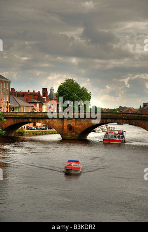 Città di York fiume Ouse Foto Stock