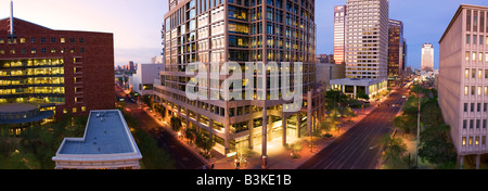 Office buldings nel centro cittadino di Phoenix in Arizona Foto Stock