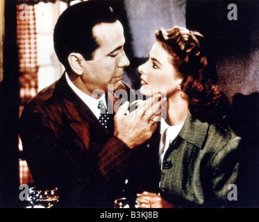 CASABLANCA 1942 Warner film con Ingrid Bergman e Humphrey Bogart Foto Stock