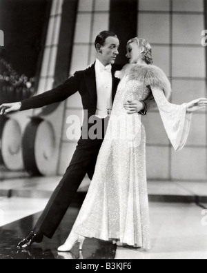 Seguire la flotta 1936 RKO film con Ginger Rogers e Fred Astaire Foto Stock