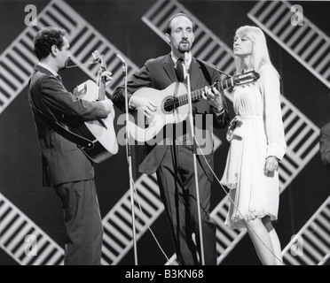 PETER PAUL E MARY gruppo folk statunitense nel 1944.. Foto: Tony Gale Foto Stock