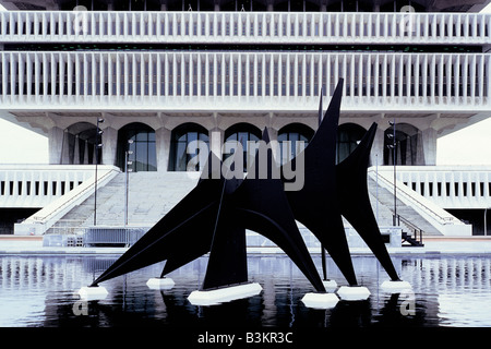 Albany New York Empire State Plaza l educazione culturale edificio centrale USA Foto Stock