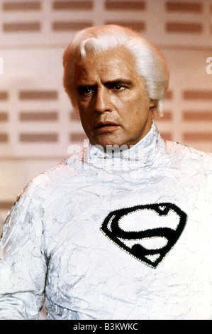 SUPERMAN 1978 Warner film con Marlon Brando Foto Stock