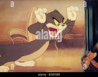 MOUSE IN CASA Warner cartoon con Tom e Jerry Foto Stock