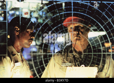 CRIMSON TIDE aka USS Alabama 1995 Buena Vista film con Gene Hackman a destra e Denzel Washington Foto Stock