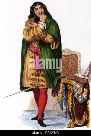 Molière drammaturgo francese 1622 a 1673 Foto Stock