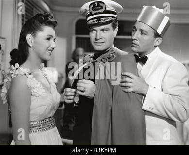 Strada di Singapore 1940 Paramount film con da sinistra Judith Barrett, Bob Hope e Bing Crosby Foto Stock