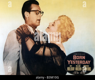 Nato ieri 1950 Columbia film con Judy Holliday e William Holden Foto Stock