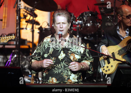 BRIAN WILSON ex-Beach Boys at London Royal Festival Hall il 30 luglio 2004 sul sorriso Tour Foto Stock