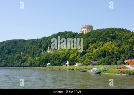 Deutschland, Bayern, Befreiungshalle bei Kehlheim, in Germania, in Baviera, Hall di liberazione a Kehlheim Foto Stock