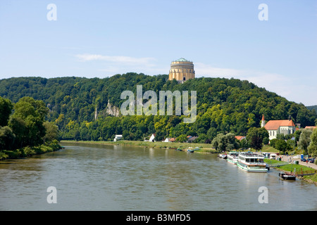 Deutschland, Bayern, Befreiungshalle bei Kehlheim, in Germania, in Baviera, Hall di liberazione a Kehlheim Foto Stock