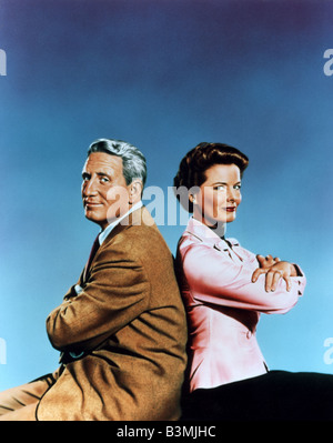 SPENCER TRACY e Katherine Hepburn pellicola US stelle Foto Stock