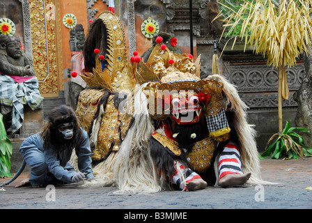 Barong dance , batubulan , isola di Bali , Indonesia Foto Stock