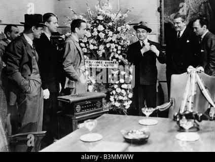 Fratello ORCHID 1940 Warner film con Edward G Robinson di centro destra e Humphrey Bogart terzo da sinistra Foto Stock