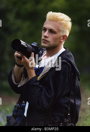 Chris Packham presentatore TV Il realmente selvaggio Visualizza Foto Stock