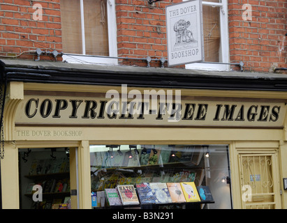 Il dover Bookshop Copyright Immagini gratuite Covent Garden Londra Inghilterra Foto Stock