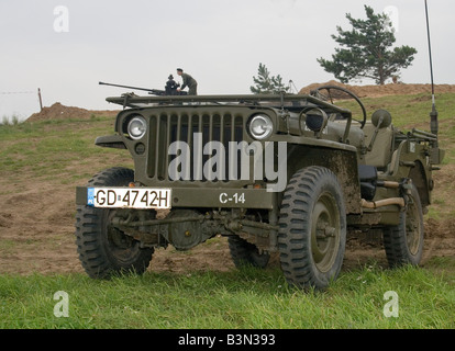 Ci popolare veicolo militare Willys MB jeep più popolari durante la Seconda Guerra Mondiale 2 Foto Stock