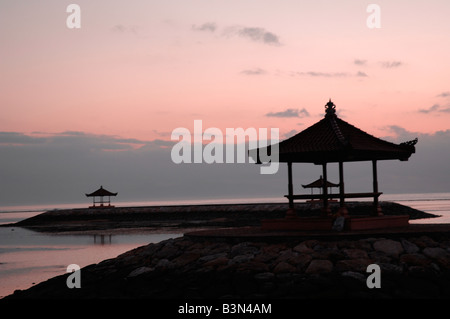 Sunrise , candidasa , bali , Indonesia Foto Stock