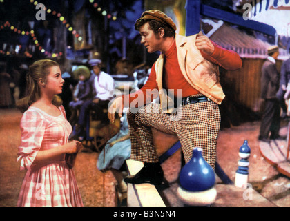 Giostra 1956 TCF musicale con Gordon McRae e Shirley Jones Foto Stock