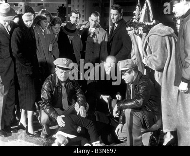 OCEAN'S ELEVEN 1960 Warner/Dorchester film con Frank Sinatra, Dean Martin e Peter Lawford Foto Stock