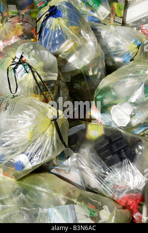 Garbage, sacchi spazzatura, close up Foto Stock