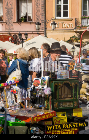 Piazza della Città Vecchia di Varsavia Foto Stock