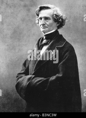 HECTOR BERLIOZ compositore francese 1803 1869 visto qui circa 1860 Foto Stock