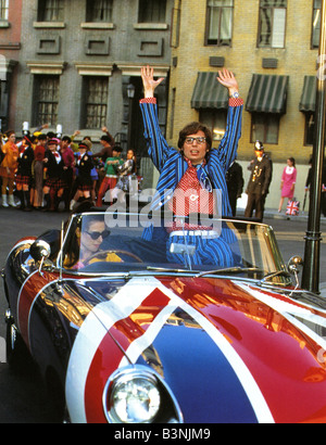 AUSTIN POWERS: Uomo internazionale di Mistero 1997 Guild/New Line film con Mike Myers Foto Stock