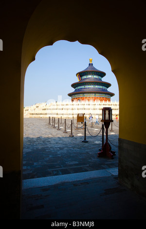 Cina Pechino Il Tempio del Cielo Qinan Hall spazio di copia Foto Stock