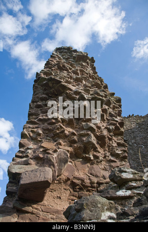 Il castello bianco nei pressi di Abergavenny, Monmouthshire, Galles Foto Stock