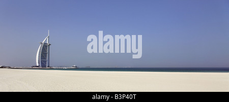 Il Burj al Arab Hotel Dubai Foto Stock