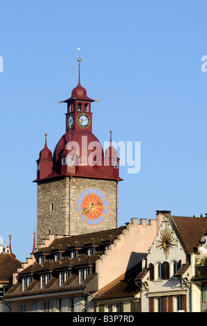 I principali itinerari segreti di Palazzo ducale nel centro di Lucerna, Svizzera Foto Stock
