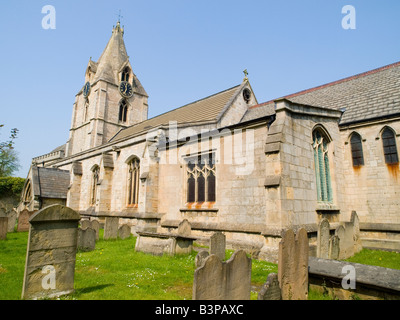 St Edmund la chiesa parrocchiale a Mansfield Woodhouse, Nottinghamshire England Regno Unito Foto Stock