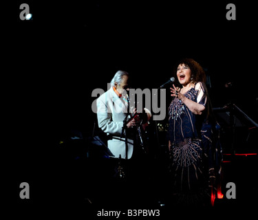 Dame Cleo Laine e Sir John Dankworth eseguire a Brecon Jazz Festival 2008 Foto Stock