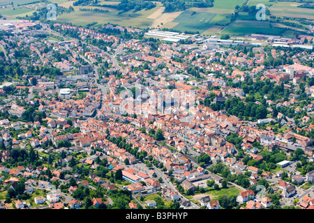 Lauterbach, vista aerea, Hesse, Germania, Europa Foto Stock