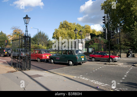 Alexandra Gate Hyde Park di Londra, Inghilterra Foto Stock