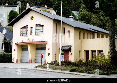 Vigili del fuoco sub-stazione di San Francisco, California Foto Stock