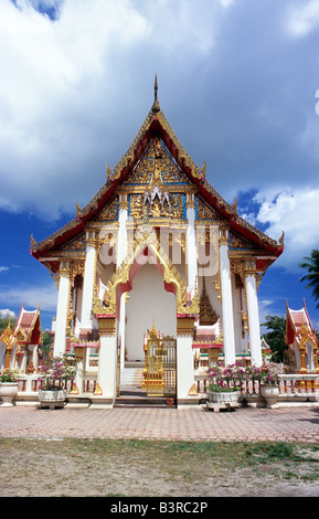 Wat Chalong. Tempio buddista. Phuket Thailandia. Foto Stock