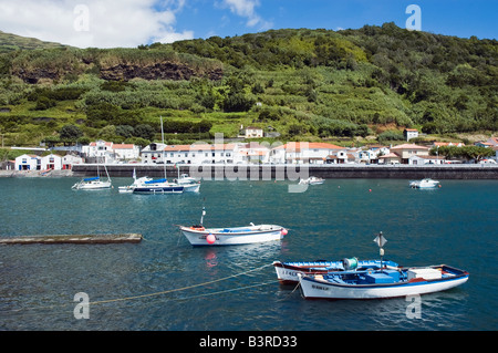 Villaggio di Lages do Pico nell isola Pico Azzorre Portogallo Foto Stock