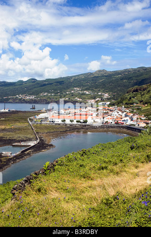 Villaggio di Lages do Pico nell isola Pico Azzorre Portogallo Foto Stock