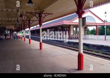 Stazione di Aviemore nelle Highlands Scozzesi. Foto Stock