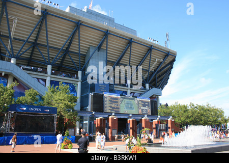 L'Arthur Ashe Stadium, Queens New York. Foto Stock