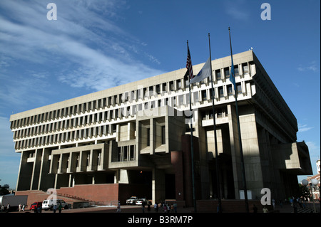 Boston City Hall Foto Stock