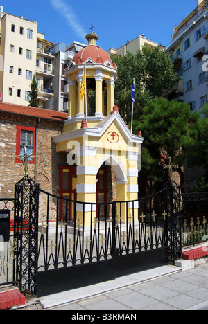 Piccola chiesa, Salonicco, Calcidica, Macedonia Centrale, Grecia Foto Stock