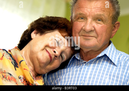 Felice Coppia senior Foto Stock